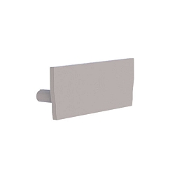 Eindkap MEDIUM U FLAT, wit