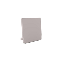 Eindkap MEDIUM U FLAT, wit