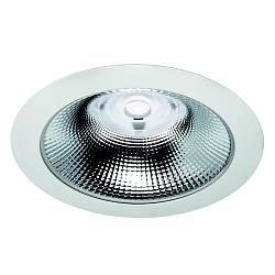 Downlight GLAN S � 207MM Plug&Play stijf, CCT Switch, UGR < 19, multipower IP20, aluminium, wit 