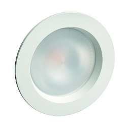 Inbouwarmatuur SILMA LED rond IP40, opaal, wit  784lm 2900-3100K CRI 80-89