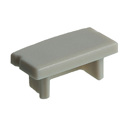 Eindkap RU-65505/ -8  , aluminium
