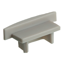 Eindkap RU-65605/ -8  , aluminium