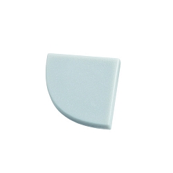 Eindkap RU-65625 + RU-65672 , aluminium
