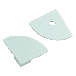 Eindkap RU-65655 + RU-65312 , aluminium