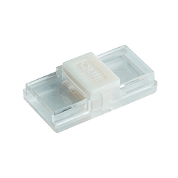 Directe verbinder VARDAFLEX 1CM - PUSH LOCK-W 2-polig, mat, transparant