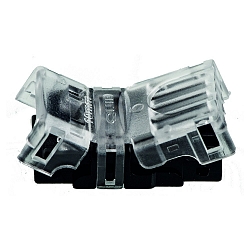 Voeding VARDAFLEX 1CM - PUSH SPACE 2-polig, zwart, transparant