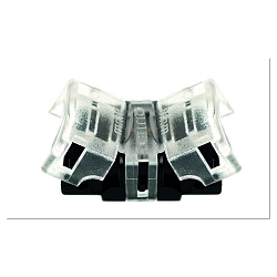 Directe verbinder VARDAFLEX 0.8CM - PUSH 2-polig, mat, transparant