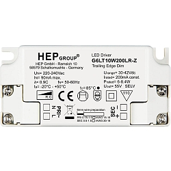 LED voedingsapparaat 200MA / 6W-8.4W / 30-42V dimbaar, wit