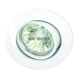 Inbouwarmatuur MR11 draaibaar IP20, wit