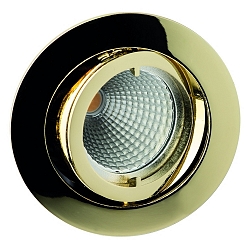 Inbouwarmatuur MR16 draaibaar IP20, glanzend, goud
