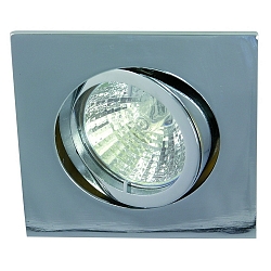 Inbouwarmatuur QUADRO draaibaar IP20, chroom