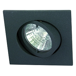 Inbouwarmatuur QUADRO draaibaar IP20, grafiet