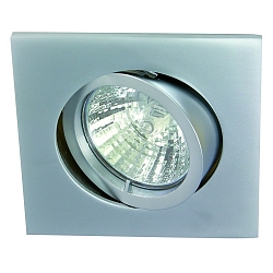 Inbouwarmatuur QUADRO draaibaar IP20, chroom mat