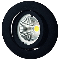 Downlight MR11 draaibaar, gepoedercoat, zwart