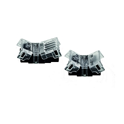 Verbinder VARDAFLEX 1CM - PUSH SPACE (RU-70535 + RU-70536) set van 1, zwart, transparant