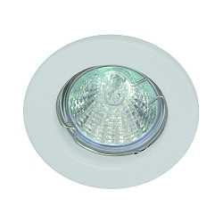 Downlight MR16 rond, stijf IP20, wit mat
