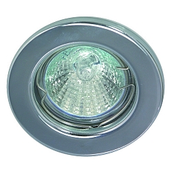 Recessed spot for MR16, fixed, IP20, chrome