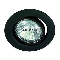 Inbouwarmatuur MR16 draaibaar IP20, mat, zwart