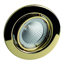 Inbouwarmatuur MR16 draaibaar IP20, glanzend, goud