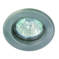 Stainless steel Recessed spot for MR16, fixed, IP20, stainless steel
