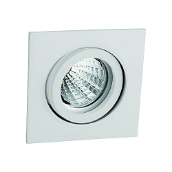 Downlight TULKA hoekig, draaibaar IP20, gepoedercoat, wit mat