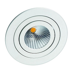 Inbouwarmatuur draaibaar, roteerbaar IP40, mat, gesatineerd, wit dimbaar 662lm 2900-3100K CRI 80-89