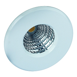 Inbouwarmatuur stijf IP44, glanzend, wit 463lm 2400 | 2900K CRI 80-89