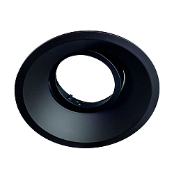 Inbouwarmatuur CORU-80 rond, draaibaar IP20, zwart dimbaar