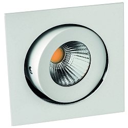 Inbouwarmatuur RINCA COB draaibaar, roteerbaar, constante stroom IP20, ijzer geborsteld dimbaar 8W 694lm 2700K 25� CRI 90-100
