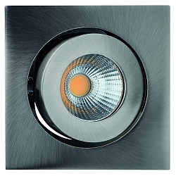 Inbouwarmatuur RINCA COB draaibaar, roteerbaar, constante stroom IP20, ijzer geborsteld dimbaar 8W 694lm 2700K 25� CRI 90-100