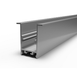 collar profile TKP25/42 / 2M set back, low, anodised aluminium