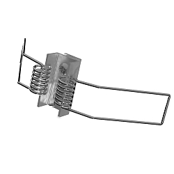 Montageklem TKP25/42 / TKP35/51, zilver