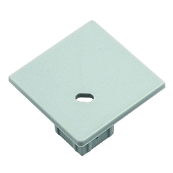 Eindkap EP30/30 hoekig, ingebouwde versie, met voedermogelijkheid, aluminium