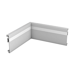 Hoekverbinder SOCKET PROFILE PFG400 hoek binnen, zilver