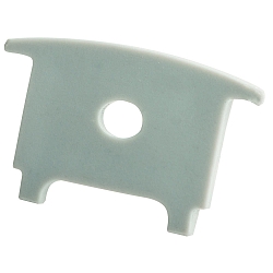 Eindkap COLLAR PROFILE HIGH hoog, met kabelopening, grijs