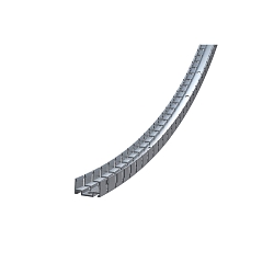 Profiel VARDAFLEX PLATIN 272� TVQ - 1M flexibel, aluminium