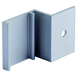 Montageklem Z-SHAPE FOR FURNITURE-MOUNTING, aluminium
