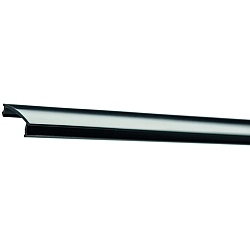 toebehoren Profiel omslag PFH405/8 / PFH415/8 / PFH425 / PFH435 / PFH455 - BLIND COVER 2M, zwart 200cm