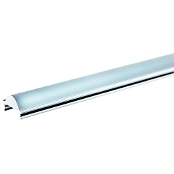 toebehoren Profiel omslag LENS 30� - PFH405/8 / PFH415/8 / PFH425 / PFH435 / PFH455 - 2M symmetrisch, met lensoptiek, wit 200cm