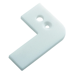 Eindkap INDIRECT SP68/26 rechts, aluminium