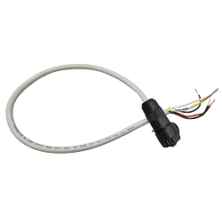 Aansluitleiding VARDAFLEX PLATIN INGROUND (RUP-PGF901)- PLASTIC SCREWS 5-polig, RGBW, rvs 50cm