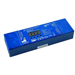 Dimmer MASTER (STAND-ALONE) / SLAVE (DMX) / WITH RDM, VARIABLE PWM (0.5-35KHZ) 4 Kanaal, DMX bestuurbaar, blauw