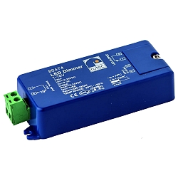 Dimmer 1-10V IN / PWM OUT / 12V-96W / 24V-192W 1 Kanaal, PWM-dimuitgang, blauw