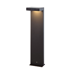 battery solar lamp ALA GROUND MAXI with sensor IP65, graphite grey