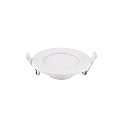 recessed luminaire FLED DOWNLIGHT SLIM CCT Switch, with diffuser IP20, white  6W 310lm 3000 / 4000 / 5000K 120� 120� CRI 90