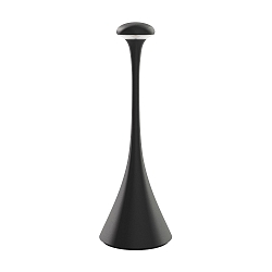 Tafellamp op batterijen NUDROP CCT Switch, met Touch-Dimmer IP54, nacht zwart dimbaar