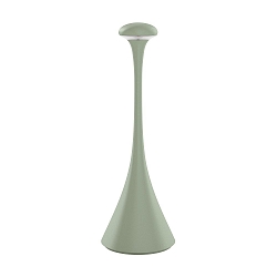 Tafellamp op batterijen NUDROP CCT Switch, met Touch-Dimmer IP54, saliegroen dimbaar