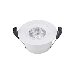 Inbouwarmatuur ARGENT draaibaar IP54, wit dimbaar 8W 450lm 2000-3000K 36� 36� CRI 90