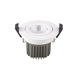Inbouwarmatuur DILED 68 draaibaar, Dim-To-Warm IP20, wit dimbaar 10W 610lm 2100-2700K 36� 36� CRI 95