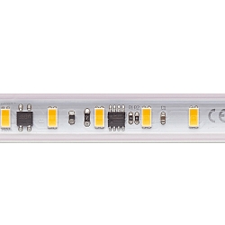 Volledig gesiliconiseerde ledstrip HV230 dimbaar wit